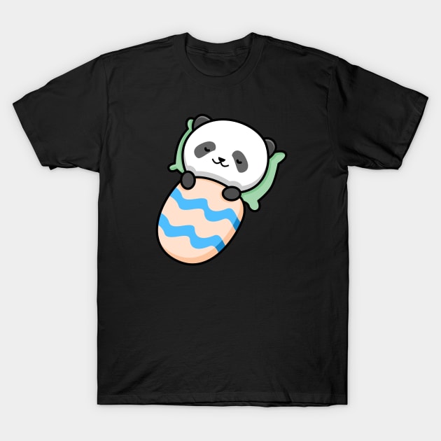 sleeping panda T-Shirt by BarnawiMT